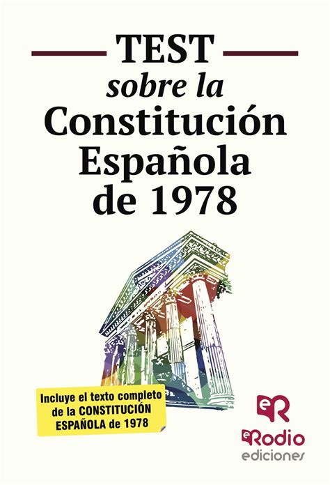 Test Sobre La ConstituciÓn EspaÑola Vvaa Comprar Libro 9788416266579