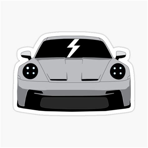 Porsche 911 Gt3 Sticker For Sale By Rohannewn Redbubble