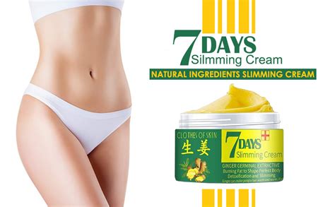 VUCATIN 2Pcs 7 Days Effective Ginger Slimming Cream Body Firming