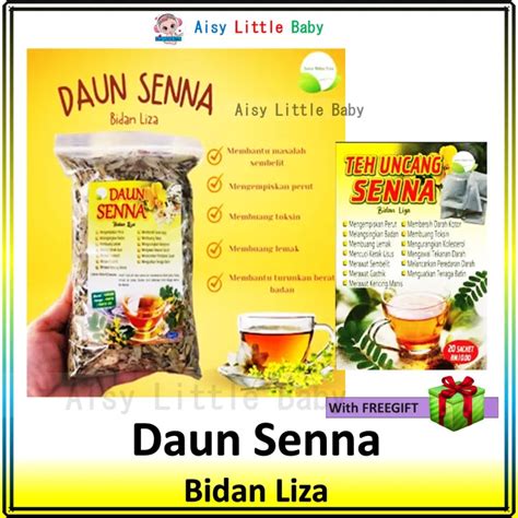 Daun Senna Uncang Teh Teh Sanna Original Bidan Liza Slimming Tea