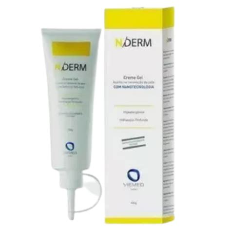 NDERM Creme Gel Hidratante Nanotecnologia 100g VIEMED Vidabem