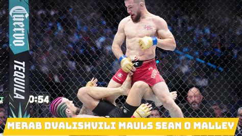 UFC 306 SHOCKER Merab Dvalishvili MAULS Sean O Malley To Claim