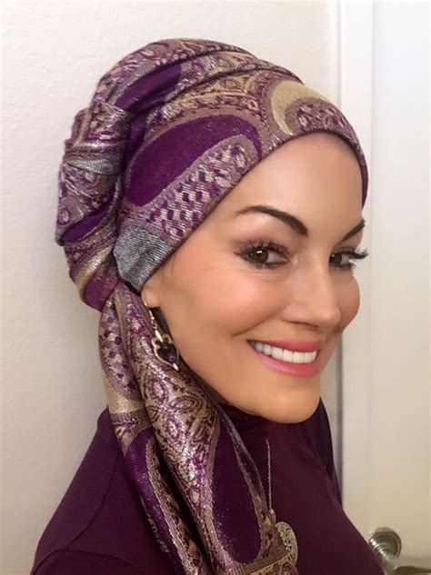 Pin by Nancy Pierce on Head coverings | Head scarf styles, Head wrap ...