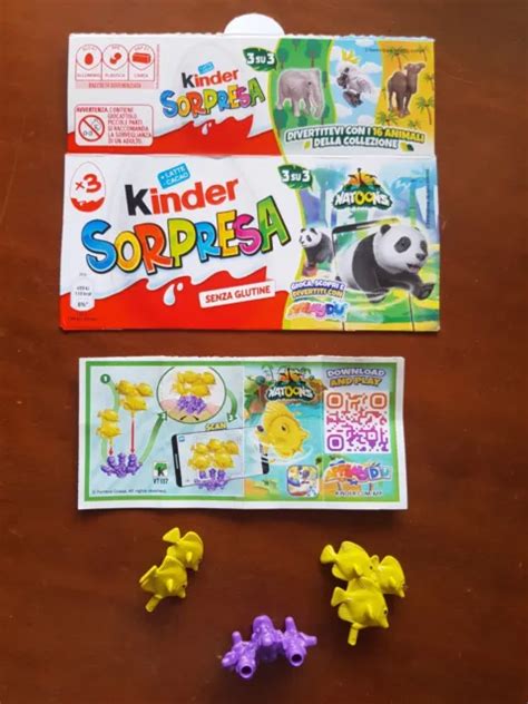 KINDER SORPRESA ITALIA 2023 Natoons Vt 187 Bpz EUR 2 40 PicClick FR