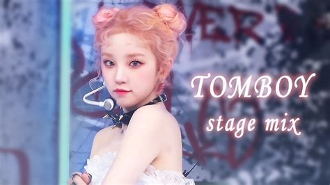 G I Dle Tomboy Stage Mix Youtube