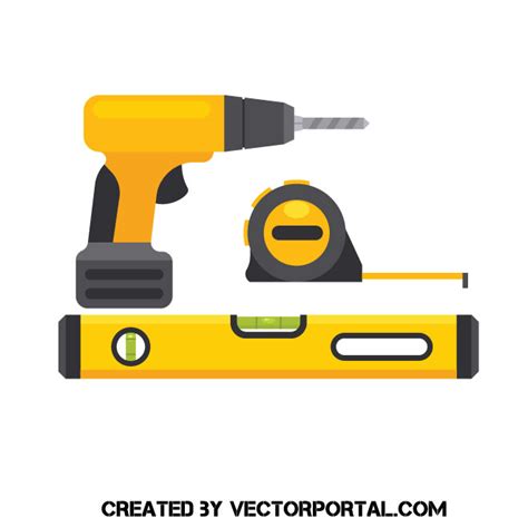 Power tools Royalty Free Stock SVG Vector and Clip Art