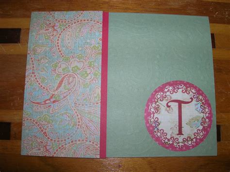 Handmade by Davenie: Monogram note cards set of 8