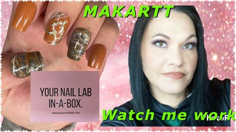 Makartt Your Nail Lab Try On Unboxing Review November Short Nail