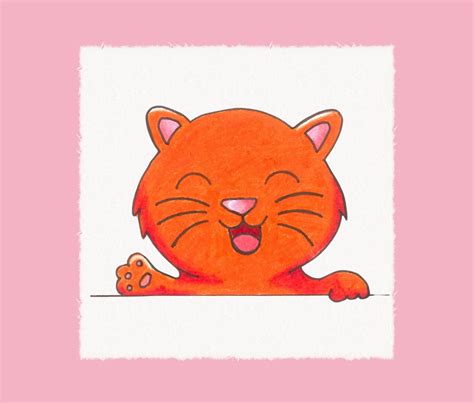 How to Draw a Cute Cat | Step by Step Guide – Kiddy Can Draw