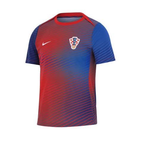 Camiseta Nike Croacia Training Eurocopa Deep Royal Blue Hyper