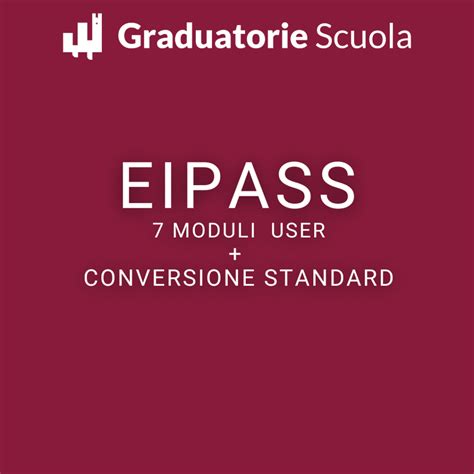 Eipass Moduli Da User A Standard Come Fare