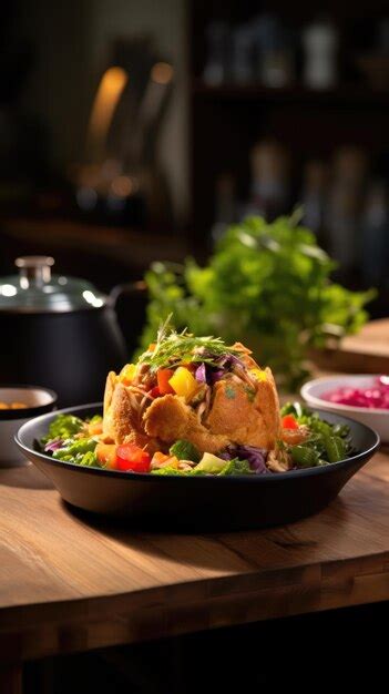 Premium AI Image | Mofongo is a dish from Puerto Rico