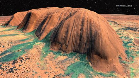 Uluru Ayers Rock Australia D Model By Drones Imaging