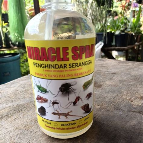 Miracle Spray Racun Serangga Lazada