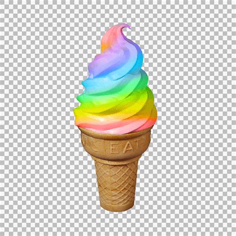 via GIPHY | Rainbow ice cream, Ice cream day, Ice cream videos