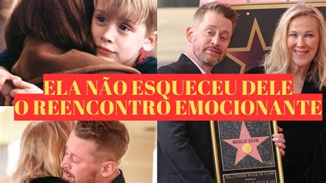 EMOCIONANTE VEJA AQUI O REEENCONTRO ENTRE MACAULAY CULKIN E A SUA MÃE