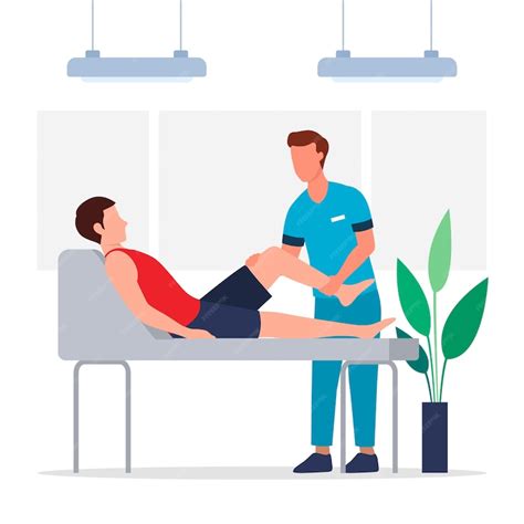 Ilustración De Fisioterapia Deportiva Vector Gratis