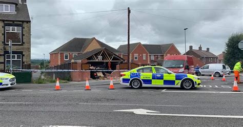 Police Tape Off Barnsley Road After Car Smashes Into Wall Recap