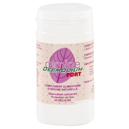 Confort Et Santé Oemine Desmodium Fort 60 Gélules