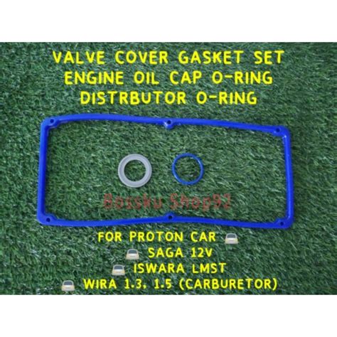 VALVE COVER GASKET SILICON SET PROTON SAGA 12V ISWARA LMST WIRA 1 3