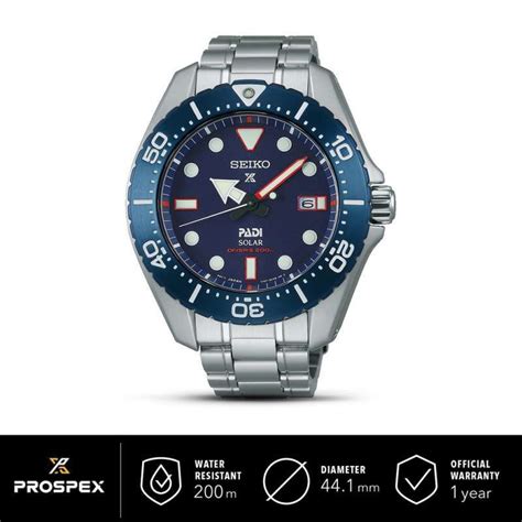 Promo Jam Tangan Pria Seiko Prospex Padi Solar Diver Scuba Titanium