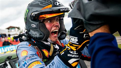 Oliver Solberg Wins Euro Rx In H Ljes Rallycross News