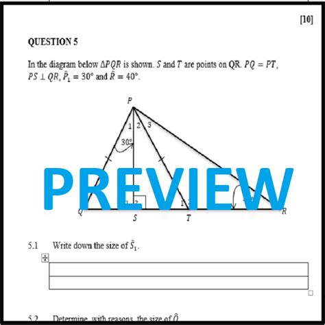 2022 Term 3 Grade 9 Mathematics Test • Teacha