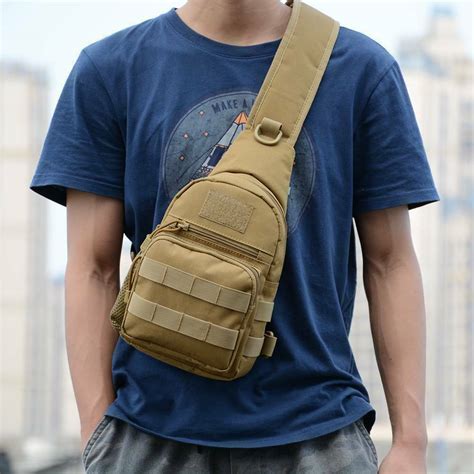 Small Tactical Military Sling Chest Pack Bag Molle Daypack Ipad Mini Backpack Us Ebay