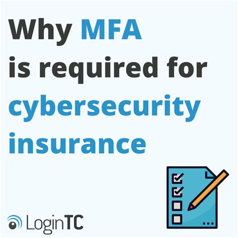 Why Is Mfa Required For Cybersecurity Insurance Logintc