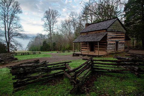 John Oliver Cabin In Cades Cove Photograph By Robert J Wagner Pixels