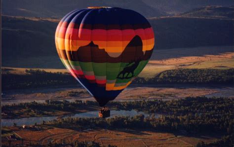 Hot Air Balloon Jackson Hole Wyoming Balloon Company Grand Teton