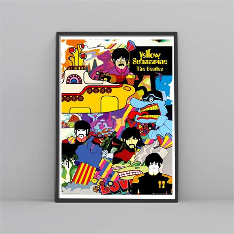 Yellow Submarine Movie Poster Posters