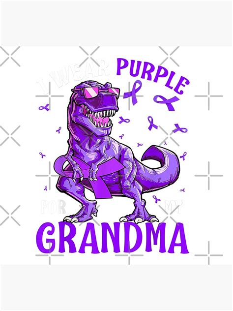 L Mina Fotogr Fica Llevo Camiseta Morada Para Mi Abuela De Dinosaurio