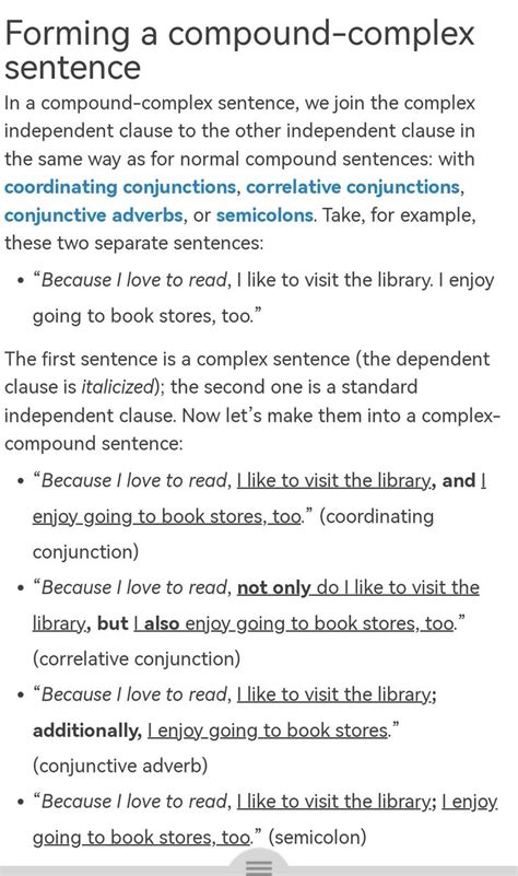 Pin By Rashidah Abdullah On Sentences Complex Compound Sentences