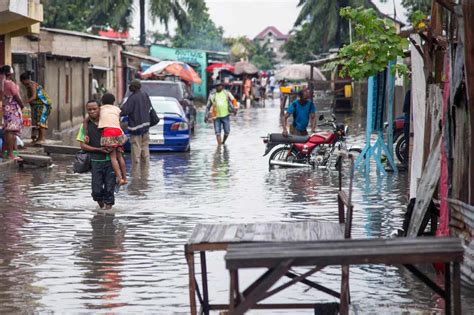 RDC les inondations à Kinshasa font deux morts