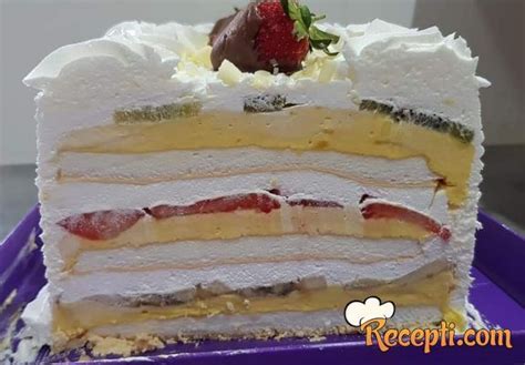 Torta Ledeni Vetar Recipe Fruity Desserts Torte Cake Torte