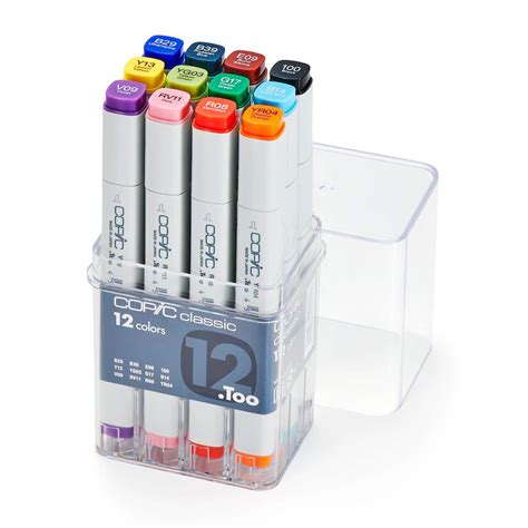 Copic Classic 12 Color Basic Marker Set Michaels