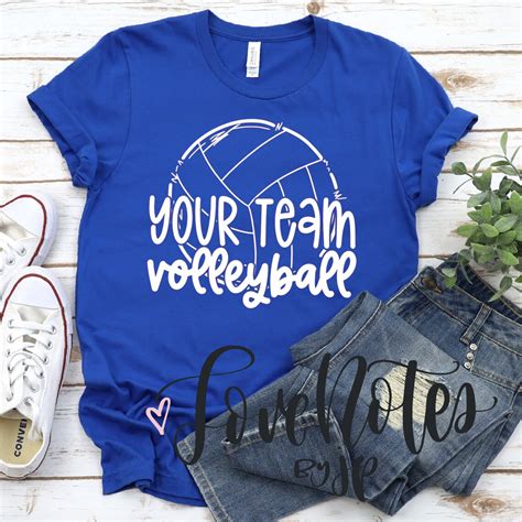 Custom Volleyball Team Shirt Team Colors Volleyball Mom - Etsy