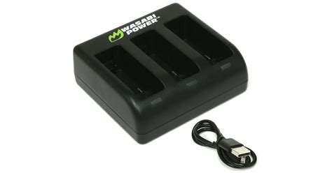 Wasabi Power Three Bay Battery Charger With Usb Wsb Lch Tc Max