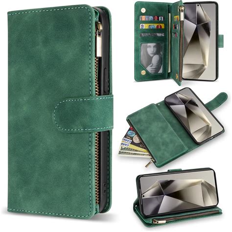 Zzxx For Samsung Galaxy S24 Ultra Wallet Case With Rfid Blocking Card Slot Pu