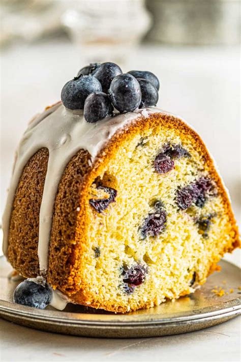 Blueberry Sour Cream Bundt Cake Recipe Easy Dessert Recipes