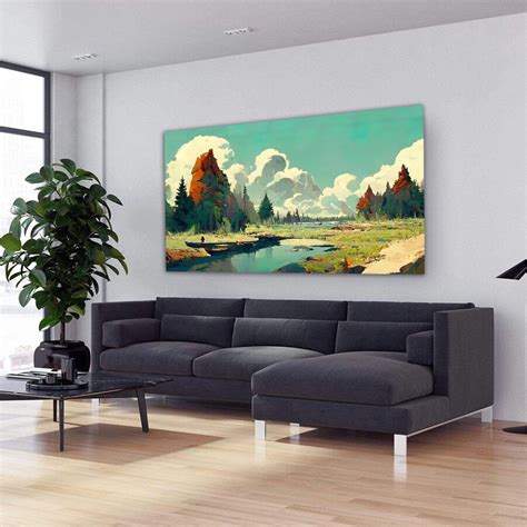 Картина, Painting Nature, 30x50 cm - eMAG.bg