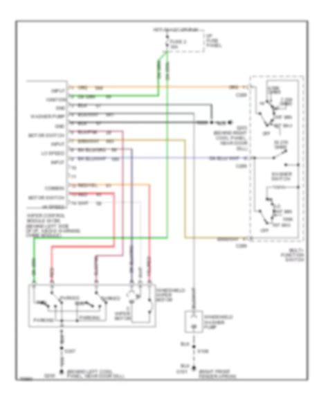 Wiper Washer Lincoln Town Car Signature 1996 System Wiring Diagrams Wiring Diagrams For Cars