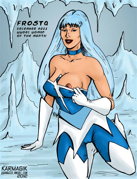 Rule 34 1girls 2011 2012 Blue Hair Breasts Character Name Colored Female Frosta Ice Karmagik