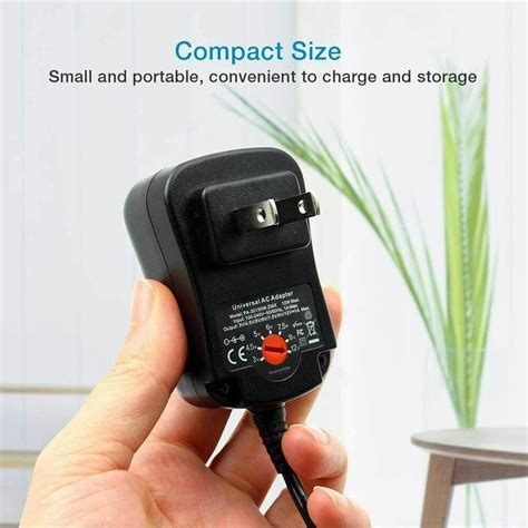 Universal Ac To Dc Adjustable Power Adapter Supply Charger For Small