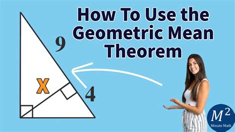 How To Use The Geometric Mean Theorem To Calculate The Altitude Of A