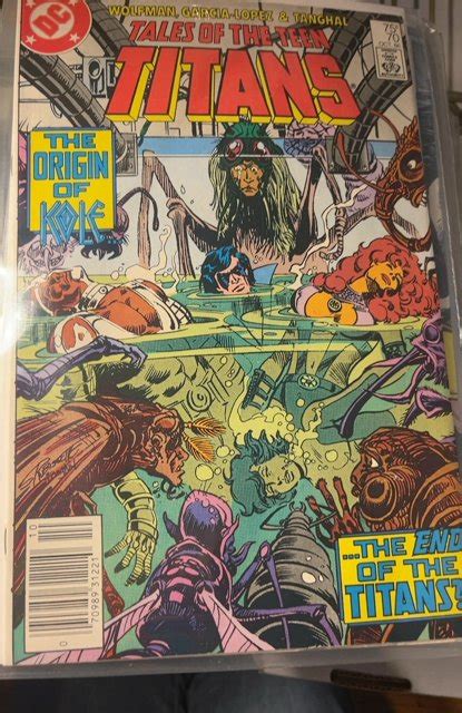 Tales Of The Teen Titans 70 Newsstand Edition 1986 Comic Books