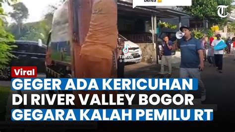 VIRAL WARGA Di River Valley Bogor Ricuh Bentrok Gegara Ada Orang Kalah