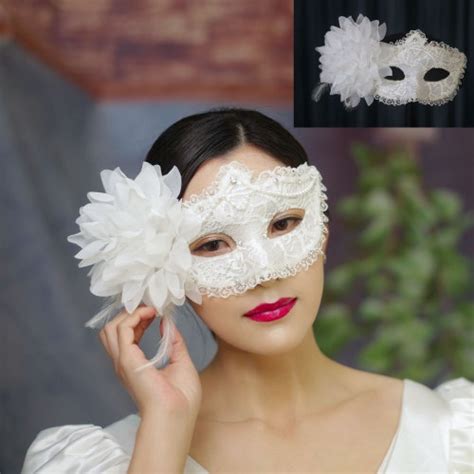 Masquerade Mask Adult Dance Gauze Flower Lace Mask Gold Etsy Uk