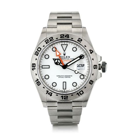 Rolex Explorer Ii White Dial Stainless Steel 40mm 2021 Watch Van Rijk